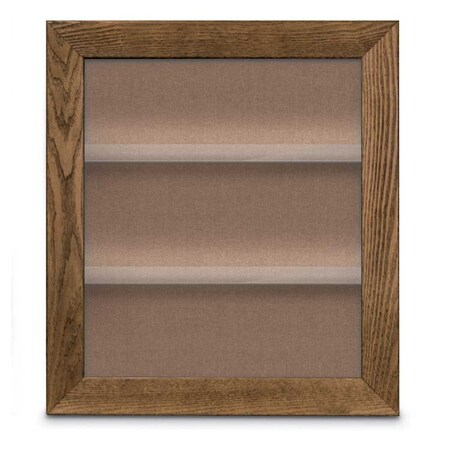 United Visual Products Outdoor Enclosed Combo Board, 42"x32", Black Frame/Blue & Dark Spruce UVCB4232ODB-BLUE-DRKSPR